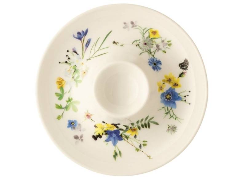 Rosenthal Eierbecher Brillance Fleurs des Alpes Eierbecher m. Ablage, Eierbecher von Rosenthal