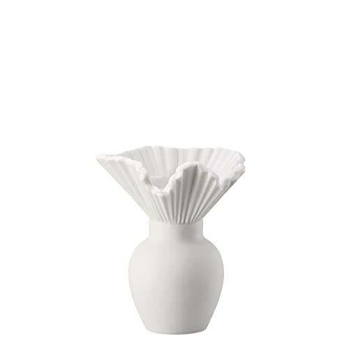 Rosenthal Falda Weiss matt Vase 10 cm von Rosenthal