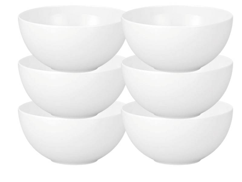Rosenthal Geschirr-Set TAC Gropius Weiss Bowl 14 cm Set6, Porzellan Rosenthal Geschirr-Set TAC Gropius Weiss Bowl 14 cm Set6, Porzellan von Rosenthal