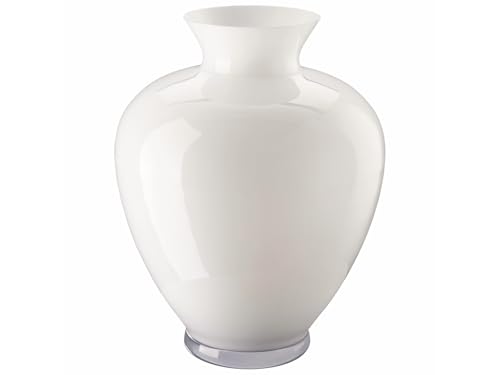 Gianna,White - Glass,Vase 36 cm von Rosenthal