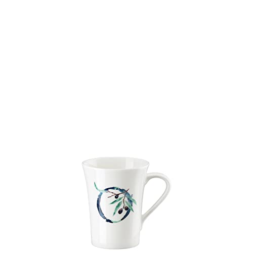 Rosenthal Hutschenreuther Flower Alphabet 'Becher mit Henkel - O-Olea europaea ' 0,40 l von Rosenthal