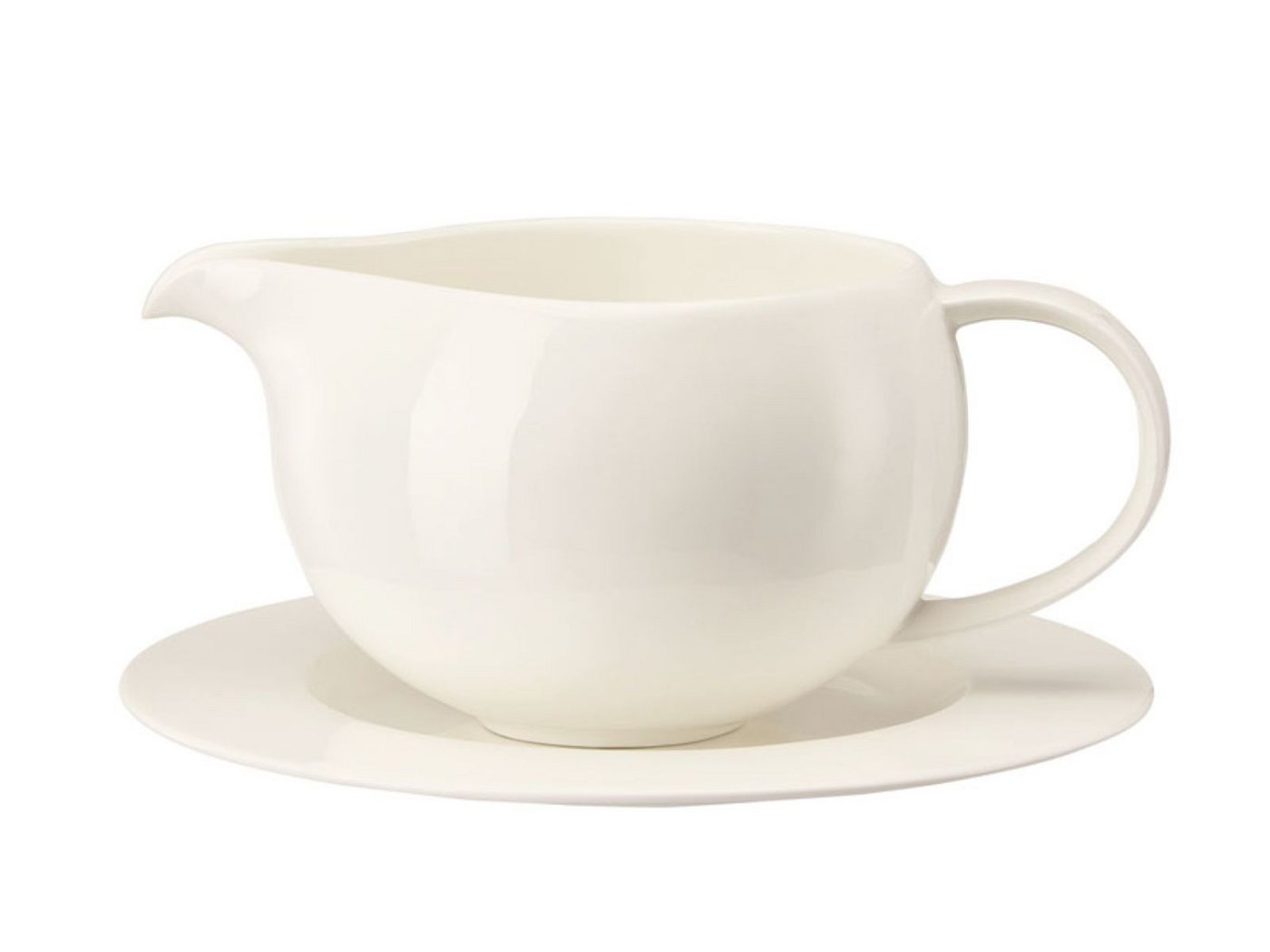 Rosenthal Sauciere Brillance Weiss Sauciere 2tlg, Premium Bone China, (Sauciere) von Rosenthal