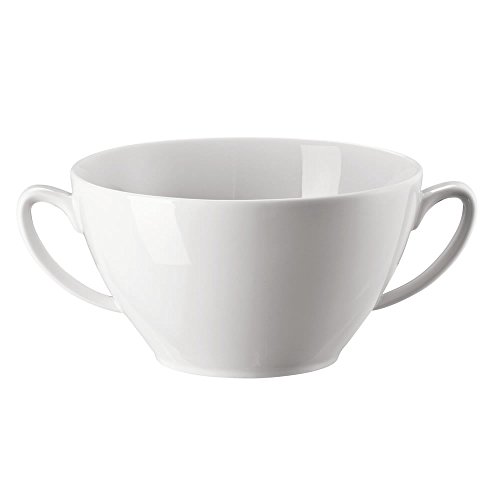 Rosenthal Mesh Weiß Suppen-Obertasse von Rosenthal