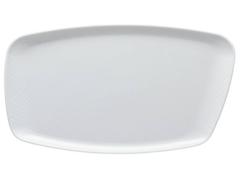 Rosenthal Servierplatte Junto Weiss Platte 36 x 21 cm, Porzellan, (Platte), Platten von Rosenthal