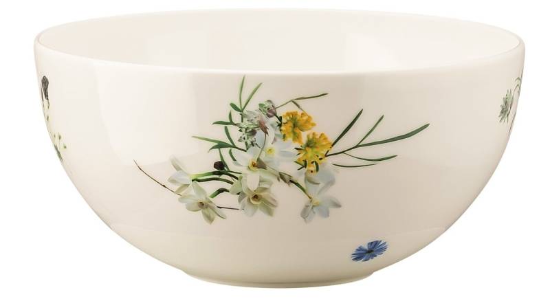 Rosenthal Schüssel Brillance Fleurs des Alpes Schüssel 18 cm, Bone China, (Schüsseln & Schalen), Schalen / Schälchen / Schüsseln von Rosenthal
