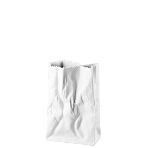 Rosenthal Do not Litter Weiss matt Tütenvase 18 cm von Rosenthal