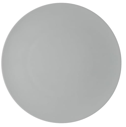 Rosenthal TAC Sensual Gentle Grey Platzteller - Rund - Ø 33,0 cm - h 2,4 cm, Porzellan von Rosenthal