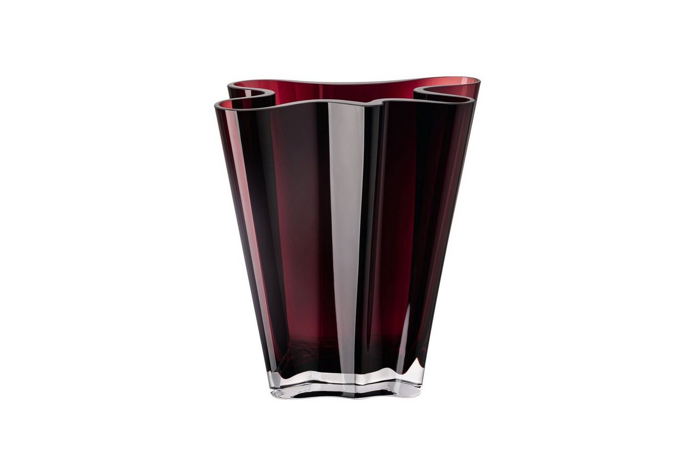 Rosenthal Tischvase Flux violett Vase 26 cm, aus Glas von Rosenthal