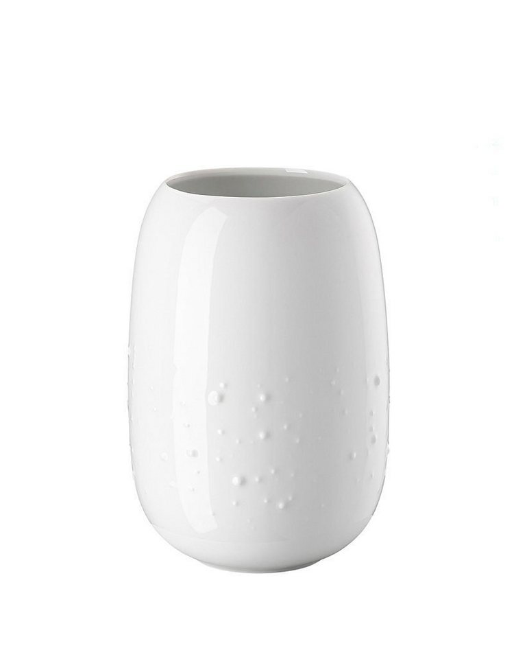 Rosenthal Tischvase Vase Vesi Droplets" aus weißem Porzellan, 20 cm (Einzelne Vase), hochwertige Verarbeitung" von Rosenthal
