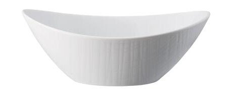 Schale oval 20x15 cm Mesh weiss von Rosenthal
