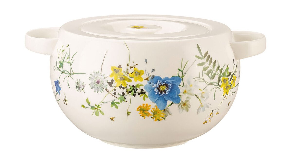 Rosenthal Schüssel m. Deckel Brillance Fleurs des Alpes von Rosenthal