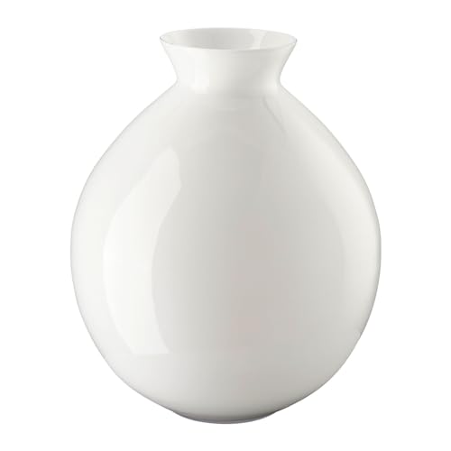 Silvana,White - Glass,Vase 33 cm von Rosenthal