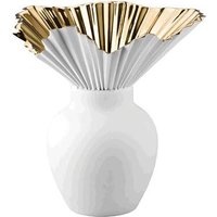 Rosenthal Vase 27 cm Falda gold titanisiert von Rosenthal