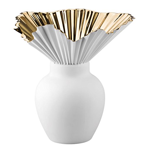 Rosenthal Falda Gold titanisiert Vase 27 cm von Rosenthal