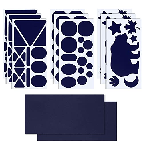 RoserRose 11 Blatt Nylon Reparatur Flicken, Daunenjacke Patch, Selbstklebender, Verschiedene Größen und Formen Kleidung, Waschbares für, Zeltkleidung (Navy blau) RoserRose 11 Blatt Nylon Reparatur Flicken, Daunenjacke Patch, Selbstklebender, Verschiedene Größen und Formen Kleidung, Waschbares für, Zeltkleidung (Navy blau) von RoserRose