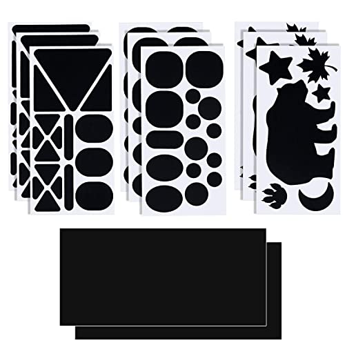 11 Blatt Nylon Reparatur Flicken, Selbstklebender Patch für Daunenjacke, Zeltkleidung - Verschiedene Größen und Formen, Waschbar (Schwarz) 11 Blatt Nylon Reparatur Flicken, Selbstklebender Patch für Daunenjacke, Zeltkleidung - Verschiedene Größen und Formen, Waschbar (Schwarz) von RoserRose