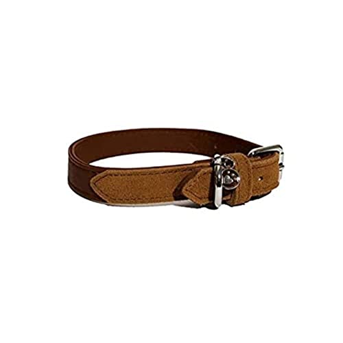 Rosewood 04111 Luxus-Hundehalsband aus weichgriffigem Leder für einen Halsumfang von 51-61 cm, rot von Rosewood