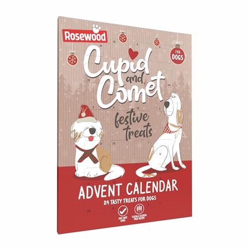 Rosewood Cupid & Comet Weihnachts-Adventskalender für Hunde, Hundeleckerli Rosewood Cupid & Comet Weihnachts-Adventskalender für Hunde, Hundeleckerli von Rosewood