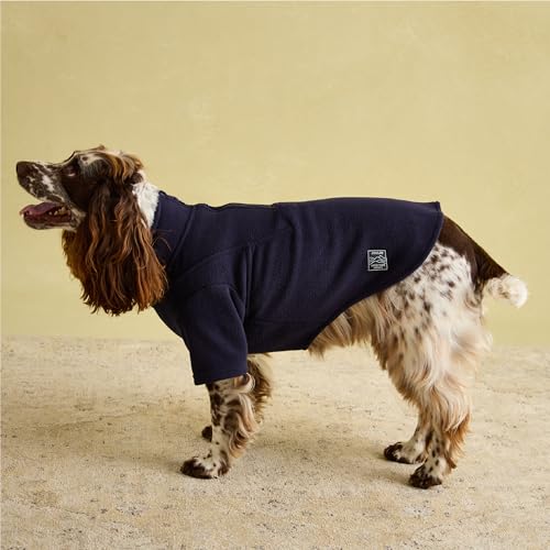 Rosewood Joules Fleecejacke für Hunde, Größe M, Marineblau von Rosewood