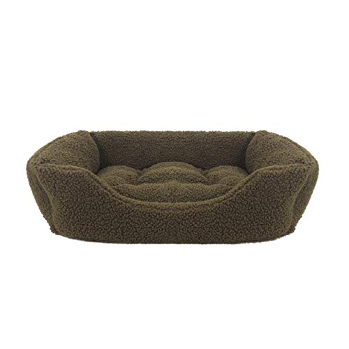 Rosewood Kleines Hundebett für Hunde, Kätzchen und Welpen, maschinenwaschbar, superweiches und kuscheliges Hundebett aus Fleece, 58 x 48 x 12 cm von Rosewood