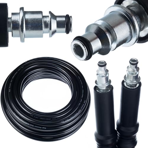 Hochdruckschlauch 10m – Quick Connect | Kompatibel mit Bosch Easy & Advance Aquatak | 200 Bar | Nylonummantelung | Für Hochdruckreiniger von Rosfix