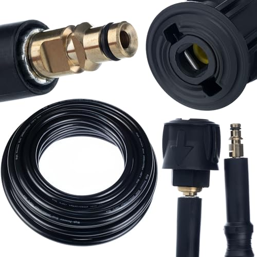 Hochdruckschlauch-Verlängerung 10m – Quick Connect | Für Kärcher K2-K7 | 180 bar | Verstärkt & flexibel von Rosfix