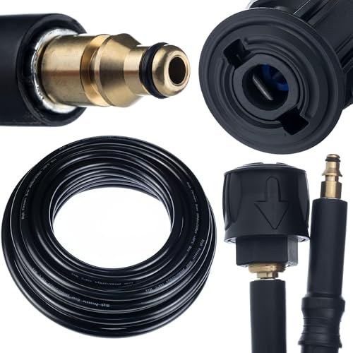 Hochdruckschlauch Verlängerung 15m – Quick Connect System | 200 bar Druckbeständigkeit | Kompatibel mit Stihl, Nilfisk, Gerni | Nylon- & PVC-Schutz | Für Hochdruckreiniger von Rosfix