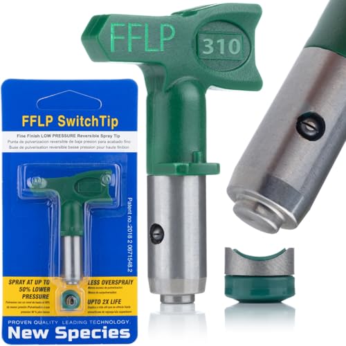 Rosfix FFLP 310 Sprühdüse – Niederdruck Airless Düse für Beize, Lacke, Öle | 25 cm Sprühbreite, 345 bar | 50° Sprühwinkel | Für Farbspritzgerät mit Graco-Schutz 246215 Rosfix FFLP 310 Sprühdüse – Niederdruck Airless Düse für Beize, Lacke, Öle | 25 cm Sprühbreite, 345 bar | 50° Sprühwinkel | Für Farbspritzgerät mit Graco-Schutz 246215 von Rosfix