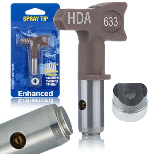 Rosfix HDA+ 633 Sprühdüse – 30 cm Sprühbreite, 0,027–0,035″ Düse | Für Spachtel & Glättmasse | Hochdruck | Kompatibel mit Graco, Wagner, Titan | Lackierzubehör Rosfix HDA+ 633 Sprühdüse – 30 cm Sprühbreite, 0,027–0,035″ Düse | Für Spachtel & Glättmasse | Hochdruck | Kompatibel mit Graco, Wagner, Titan | Lackierzubehör von Rosfix