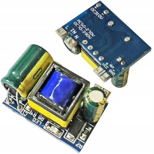 Rosfix Netzteilmodul 12V 300mA – Kompakte Stromversorgung 3,5 W | 220V AC Eingang, 12V DC Ausgang | Überspannungsschutz | Für DIY & Embedded Systeme | Elektronikmodul Rosfix Netzteilmodul 12V 300mA – Kompakte Stromversorgung 3,5 W | 220V AC Eingang, 12V DC Ausgang | Überspannungsschutz | Für DIY & Embedded Systeme | Elektronikmodul von Rosfix