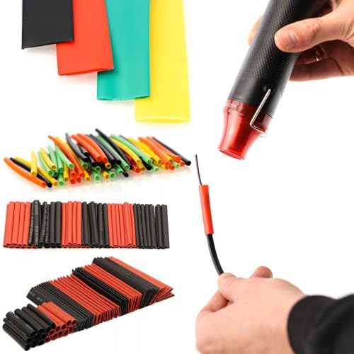 Rosfix Set Schrumpfschläuche 127 + 164 Stk. – 2:1 Schrumpfrate, Polyolefin | 7–8 Größen, 2–5 Farben | -55 °C bis +125 °C | Isolierung für Elektronik & Kabel | Schrumpfschlauchsortiment Rosfix Set Schrumpfschläuche 127 + 164 Stk. – 2:1 Schrumpfrate, Polyolefin | 7–8 Größen, 2–5 Farben | -55 °C bis +125 °C | Isolierung für Elektronik & Kabel | Schrumpfschlauchsortiment von Rosfix