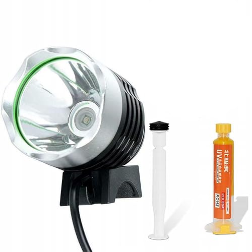 Rosfix Set Soldermaske Orange 10 ml mit Applikator – UV-härtend, nicht leitend | Inkl. 5V USB UV-Lampe | Für PCB-Reparatur & Schutz | Zubehör für Leiterplatten von Rosfix