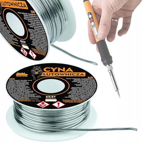 Rosfix Sn63Pb37 Lötzinn – Lötzinndraht 0,8 mm 100g 2% Flussmittel | Schmelzpunkt 183°C-190°C | LED-Band & Elektronik-Löten | Elektronik-Lötdraht Rosfix Sn63Pb37 Lötzinn – Lötzinndraht 0,8 mm 100g 2% Flussmittel | Schmelzpunkt 183°C-190°C | LED-Band & Elektronik-Löten | Elektronik-Lötdraht von Rosfix