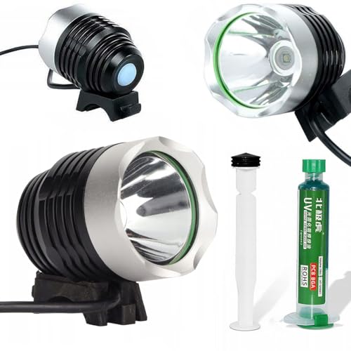 Rosfix Soldermaske- und UV-Lampe Set – Grüne Soldermaske 10ml mit Kolben | UV-Lampe zur Aushärtung | Schutz und Reparatur von PCB-Platinen | Elektronikzubehör von Rosfix