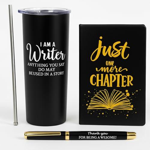 Roshtia Lustige Schriftsteller-Geschenke für Männer mit Aufschrift "I'm a Writer for Writers", Autorengeschenke, inklusive Notizbuch, Tasse, Stift, 100 Aufkleber für Schriftsteller, Männer Roshtia Lustige Schriftsteller-Geschenke für Männer mit Aufschrift "I'm a Writer for Writers", Autorengeschenke, inklusive Notizbuch, Tasse, Stift, 100 Aufkleber für Schriftsteller, Männer von Roshtia