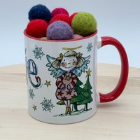 Weihnachtstasse Engelchen, Frohe Weihnachten Von Rosirosinchen von RosiRosinchen