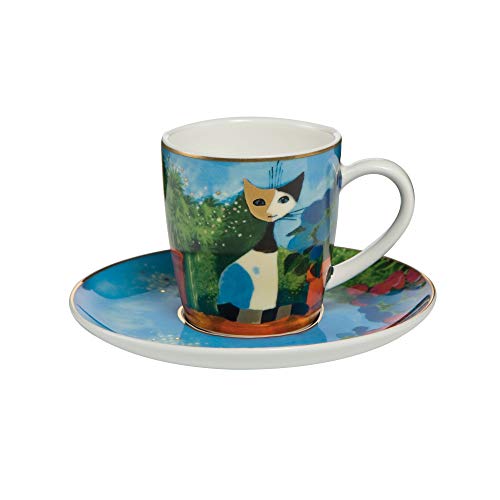 Goebel 66-860-21-1 Espressotasse, Fine Bone China, 100 milliliters, Multicoloured von Rosina Wachtmeister