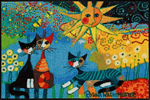 Rosina Wachtmeister Fußmatte bunt Größe 60x85 cm von Rosina Wachtmeister