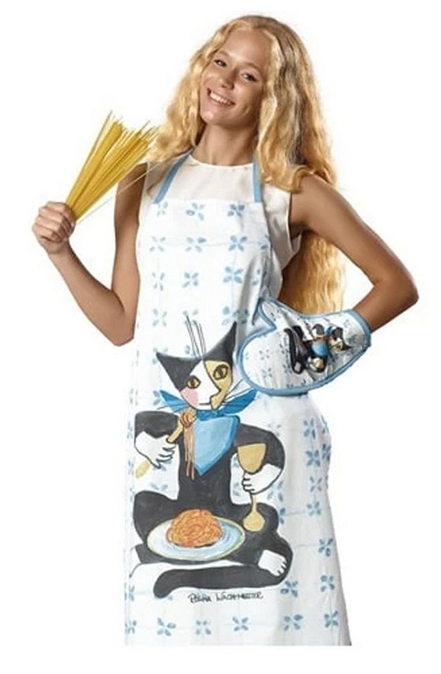 Rosina Wachtmeister Kochschürze Buon Appetito, (Set, 1-tlg., 1-teilig), mit verstellbarem Nackenband ca.65x90 cm 100% Baumwolle von Rosina Wachtmeister