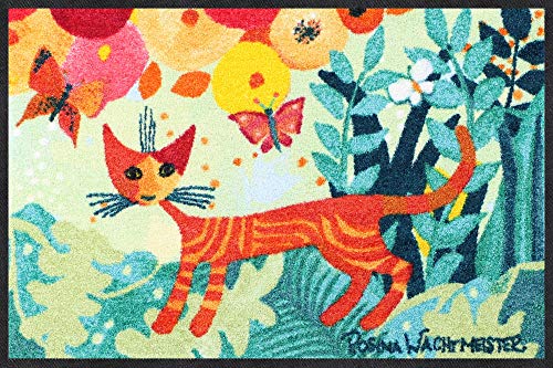 Rosina Wachtmeister Un Giro in Giro Fußmatte 50 x 75 cm SLD1905-050x075 Fußabtreter, Türmatte, Schmutzfangmatte, Schmutzfänger, Küchenteppich von Salonloewe