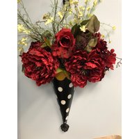 Metall Blumen Türschild von RosisCottageTreasure