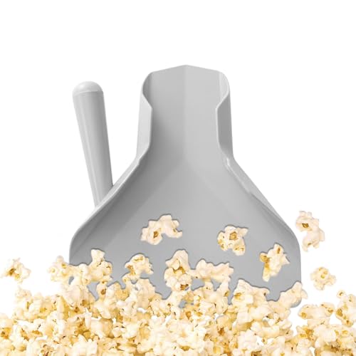 Pommes-Frites-/Popcorn-Schaufel - Popcorn Schaufel Mit Rutschfestem Rechten Griff - Lebensmittelschaufel | Für Pommes Frites, Snacks, Süßigkeiten von Rosixehird