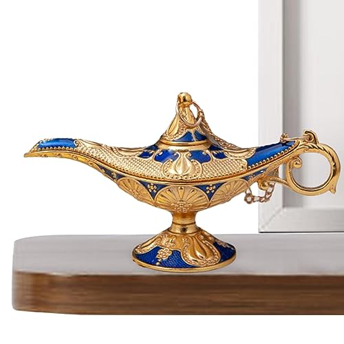 Rosixehird Aladdin Genie Lampen - Klassisches magisches Genie-Licht zum Sammeln | Wunderlampe Weihnachtsschmuck, Home Hochzeit Party Tischdekoration von Rosixehird