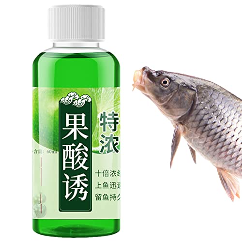 Rosixehird Fischköder Lockstoff | 60 ml Konzentrierter flüssiger Lockstoff für Fische | Aromatisierter Fischköderzusatz Fischköder Tiefseefischköder Breitbandköder schnell und sicher von Rosixehird