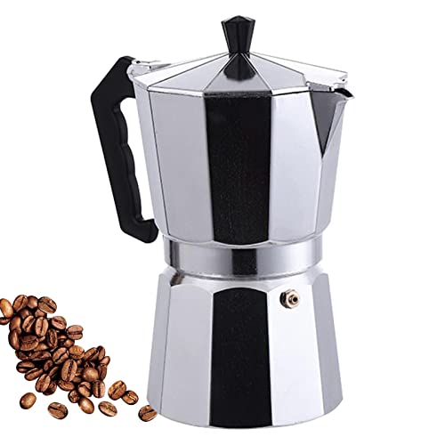 Rosixehird -Topf, italienische Espresso-Kaffeemaschine Brauer - Einfach zu bedienende Espressotasse Mokakanne, Macht köstlichen Kaffee von Rosixehird