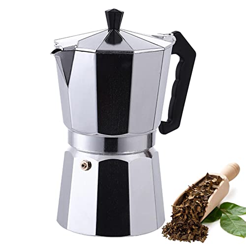 Rosixehird -Topf | Espresso Italienische Kollektion Klassische Herdplatten-Espressomaschine,Einfach zu bedienende Espressotasse Mokakanne, Macht köstlichen Kaffee von Rosixehird