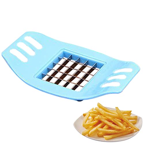 Rosixehird Pommesschneider, Gemüseschneider, Kartoffelschneider, Pommes-Frites Schneider, Potato Cutter, Multifunktions Tragbar WüRfelschneider Für Zwiebel, Karotte, Kartoffel von Rosixehird