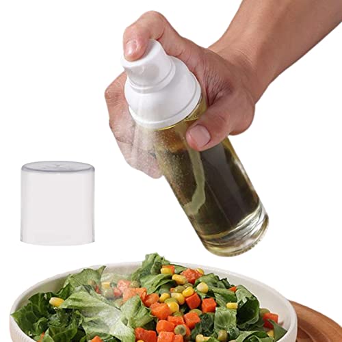 Rosixehird Verbesserter Ölsprüher - Ölsprüher zum Kochen - Verstellbarer Ölspender aus Glas für Salat, Grillen, Grillen, Backen in der Küche, Braten von Rosixehird