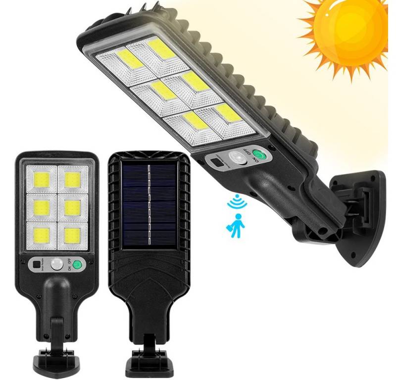 Rosnek LED Außen-Wandleuchte Solar, 3 Modi, Bewegungssensor, für den Außenbereich Terrasse, IP65 wasserdicht von Rosnek