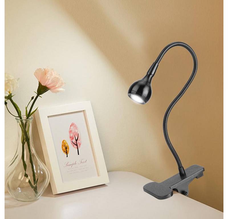 Rosnek LED Klemmtischleuchte LED-Leselicht, Clip-on Schreibtischlampe, USB, Augenschutz, Weißes Licht, Warmes Weiß, Weiße, 360° flexibel Schwanenhals Rosnek LED Klemmtischleuchte LED-Leselicht, Clip-on Schreibtischlampe, USB, Augenschutz, Weißes Licht, Warmes Weiß, Weiße, 360° flexibel Schwanenhals von Rosnek
